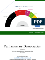 Parliamentary and Presidential Democracies