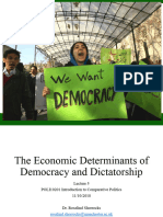 The Economic Determinants of Democracy and Dictatorship