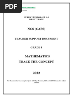 GR 8 - Maths - Trace The Concept