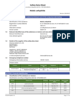 Safety Data Sheet Maleic Anhydride: SECTION 1: Identification of The Substance/mixture and of The Company/undertaking