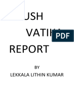 Ayush Vatika Report