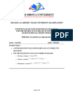 SPH 402 Statistical Mechanics-BOOM