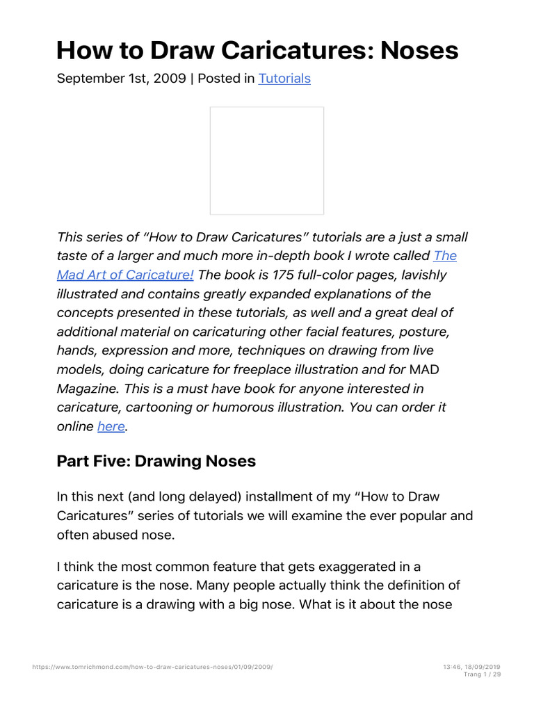 nose drawing | PDF | Human Nose | Facial Features