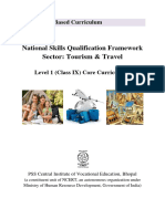 Sector: Tourism & Travel: National Skills Qualification Framework