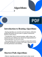 Routing Algorithms Overview