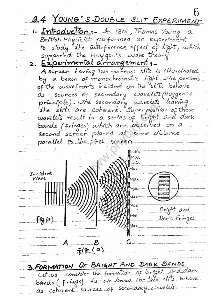 Young's Double Slit Experiment | PDF