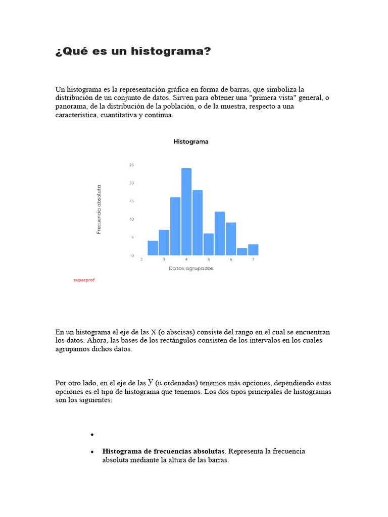 Qué Es Un Histograma | PDF