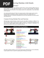 Sewing Machine Parts and Functions | PDF | Sewing Machine | Sewing