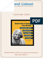 Calendar 2024 - Brand Liaison