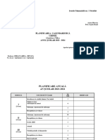 Planificare Chimie - Sacadat