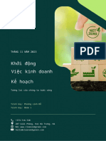 VIETNAMESE Startup Business Plan in Dark Green Lime Green Friendly Dynamic Style-Đã Nén