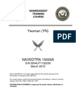 NAVEDTRA 15009A Yeoman (YN)