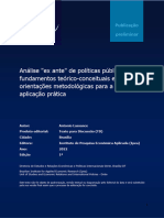 TD Analise Ex Ante Guia Metodologica Publicacao Preliminar