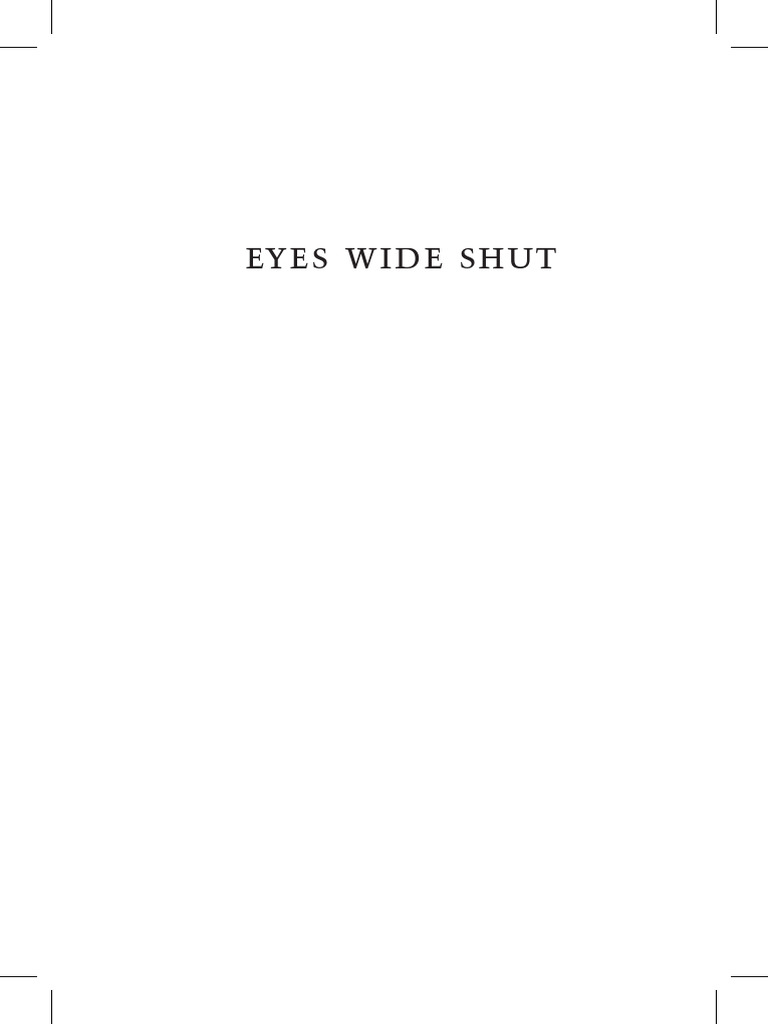 Eyes Wide Shut PDF