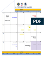 8° 2024 - First Semester Staff Planner