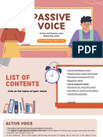 Passive Voice and Reporting Verbs