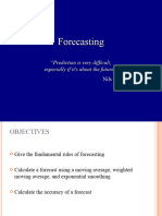 Forecasting