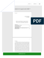 (DOC) Qu'Est-ce - Que L'histoire Et À Quoi Sert-Elle ? - Simon Laporte - Academia - Edu - 1641646333609