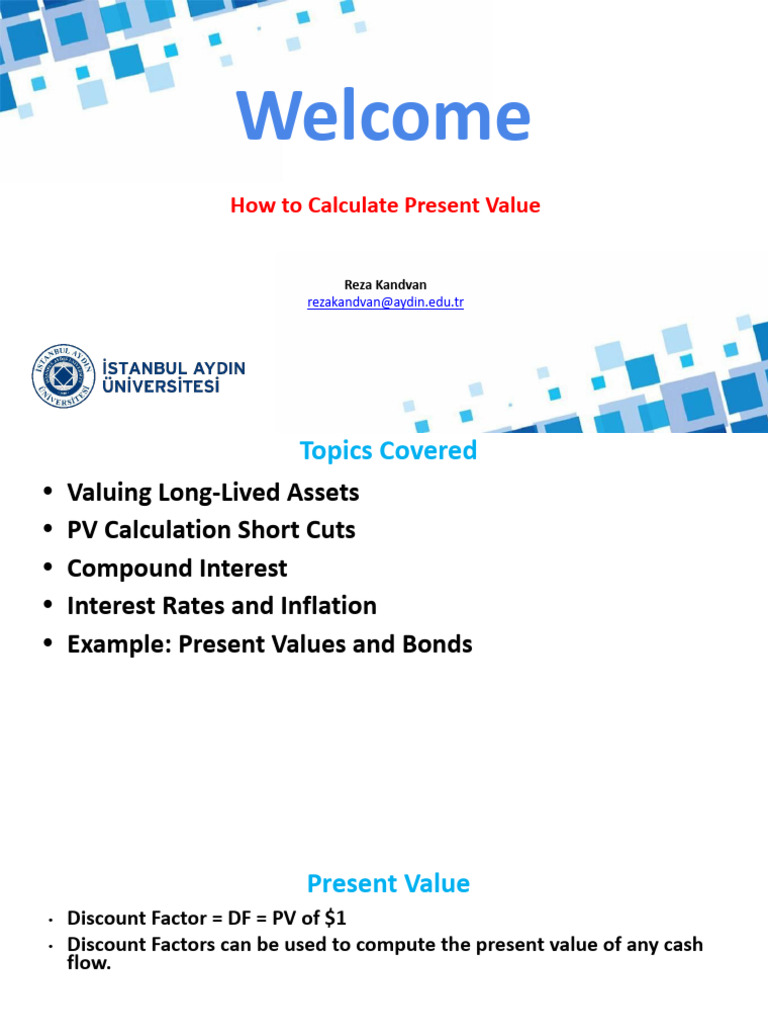 03 How To Calculate Present Values-2 | PDF | Present Value | Discounting