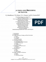 Production Breeding Lentil: F. J. W. S. L. R. J