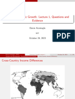 Economic Growth Lecture 1 2023