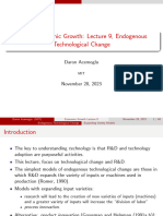 Economic Growth Lecture 9 2023