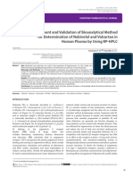 Development and Validation of Bioanalyti