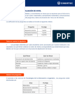 Descripción de La Evaluación de Nivel y Consejos para Redir El Examen