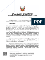Resolucion - Directoral 00001 2022 Minedu PDF