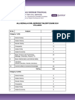 KREA Junior IAS Syllabus