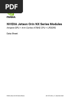 Jetson Orin NX Series Modules Data Sheet DS 10712 001 v1.1