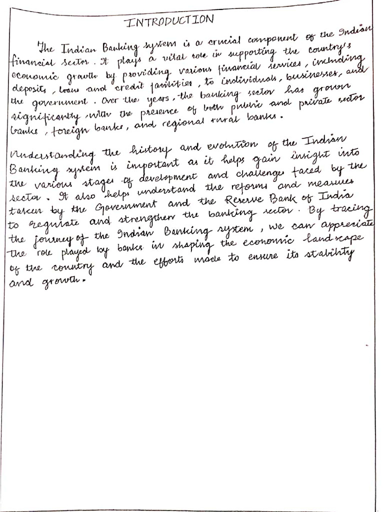 Explain the historical development of banking system in india pdf