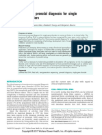 NonInvasive Single Gene Testing 2019