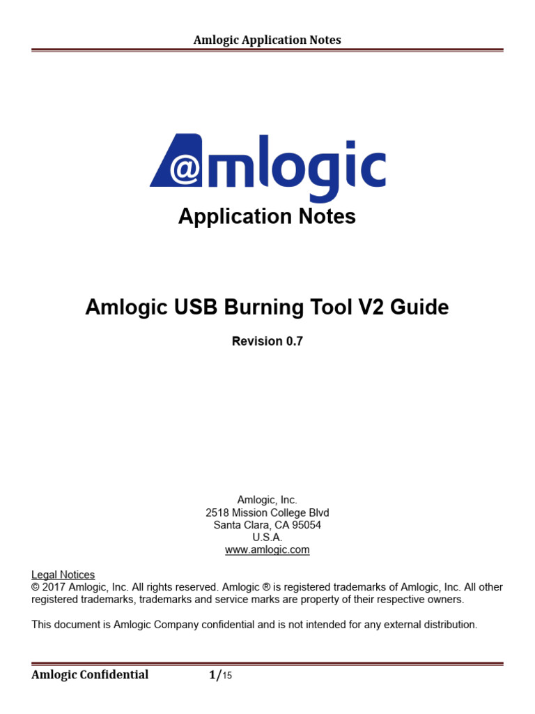 Amlogic Usb Burning Tool Windows 11