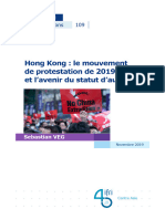 Veg Hong-Kong Autonomie 2019