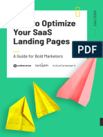 Unbounce - How To Optimize Your SaaS Landing Pages - Ebook