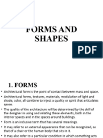 Forms and Shape in Design