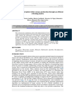 Optimization of Photovoltaic Energy Prod