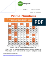 Grade 5 - Maths - March 27