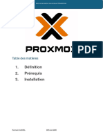 Installation Serveur Proxmox