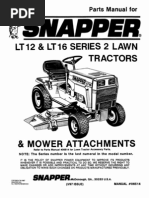 Snapper LT12 Parts Manual