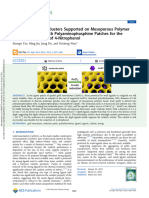 Yao Et Al 2023 Uniform Gold Nanoclusters Supported On Mesoporous Polymer Beads Decorated With Polyaminophosphine