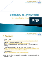 Firts Steps to Liferay Portal