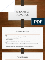 Speaking Practice