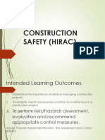 Construction Safety (HIRAC)