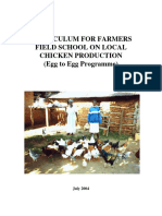 CURRICULUM FOR FARMERS FIELD SCHOOL ON LOCAL CHICKEN PRODUCTION (Egg To Egg Programme)