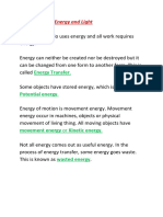 G4 - Energy and Light CW Notes