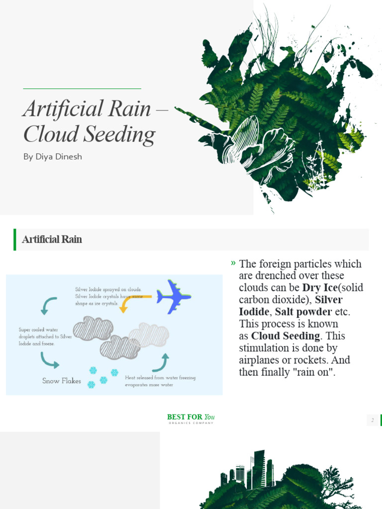 Artificial Rain Cloud Seeding PDF