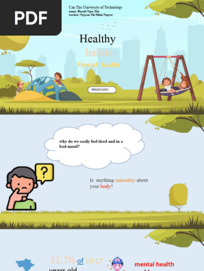 ppt- Healthy habits-Mental health
