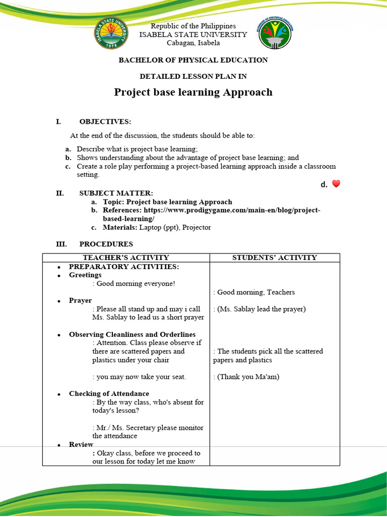 Dlp In Technology Pdf Project Based Learning Learning